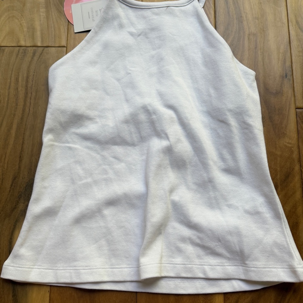 NWT Bisby knit white tank